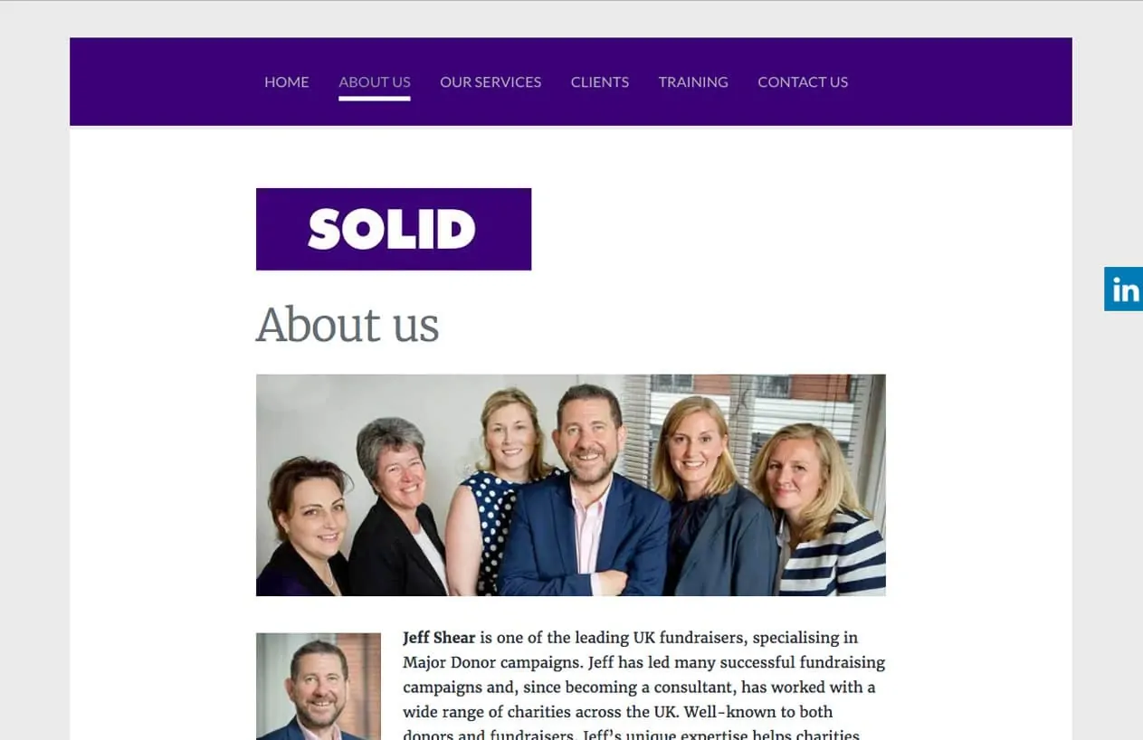 Solid web design about