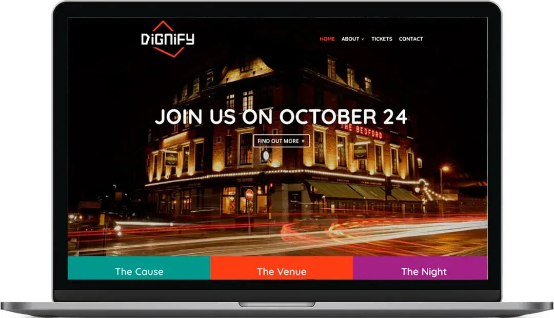 Dignify Fundraising Web Design