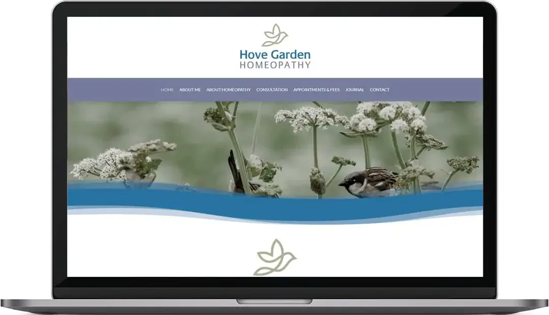Hove Garden Homeopathy Web Design Home 1