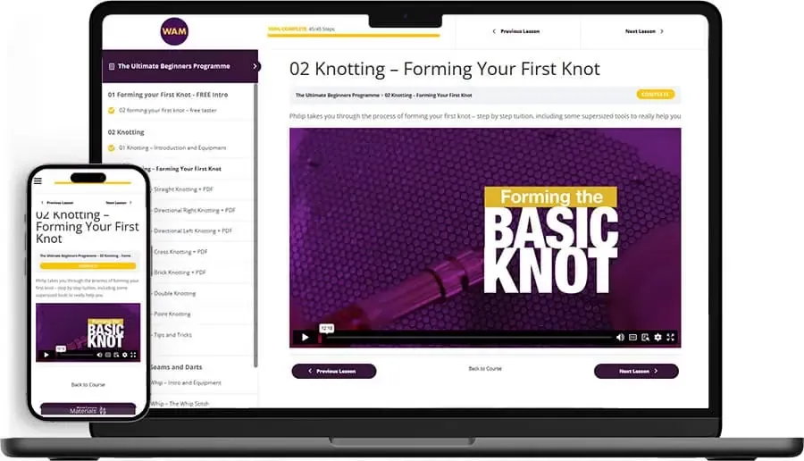 WAM Individual Course page web design The Wigs and Makeup Studio | Refresh and LMS WAM Individual Course page web design