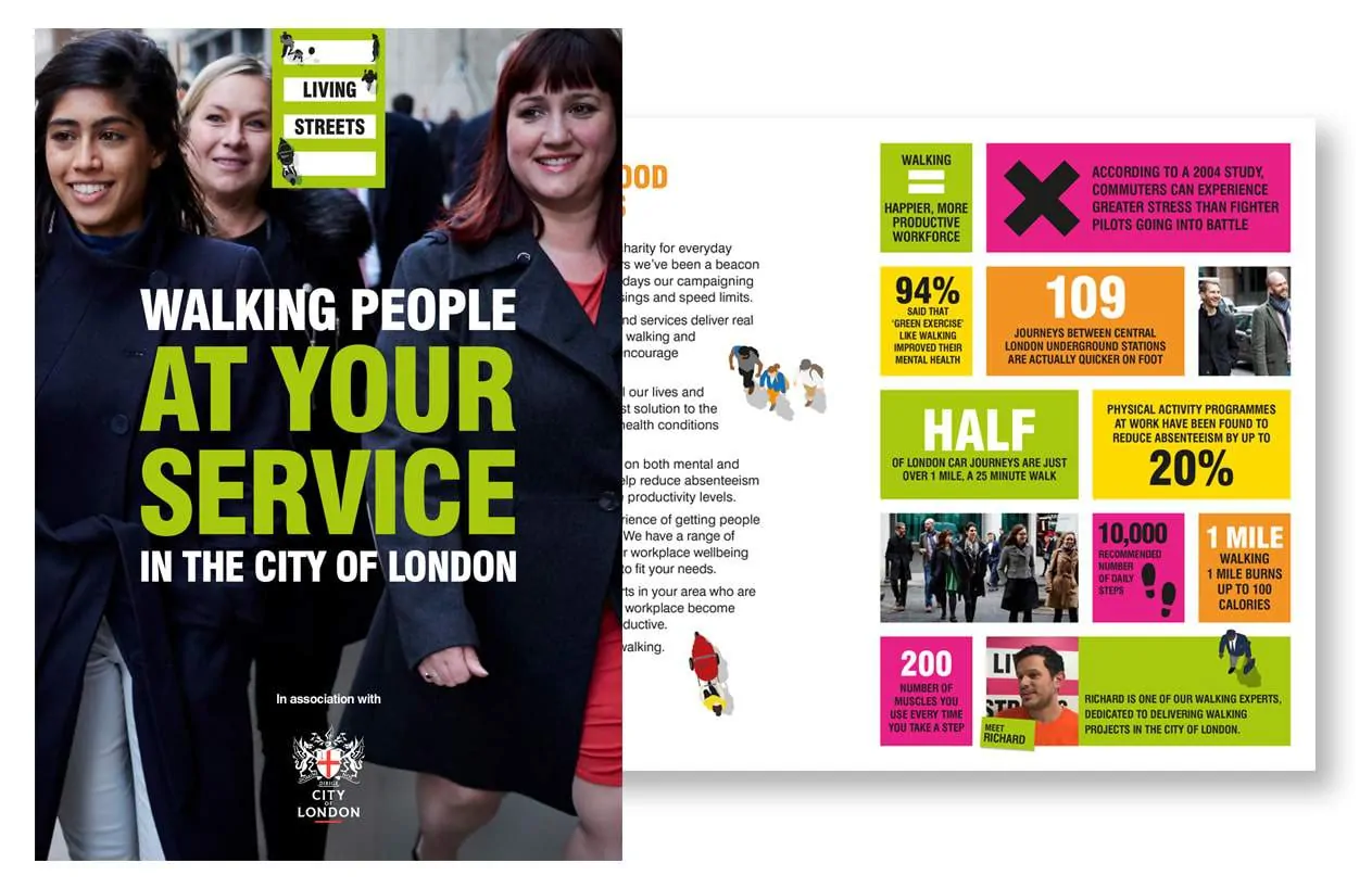Living Streets brochure design