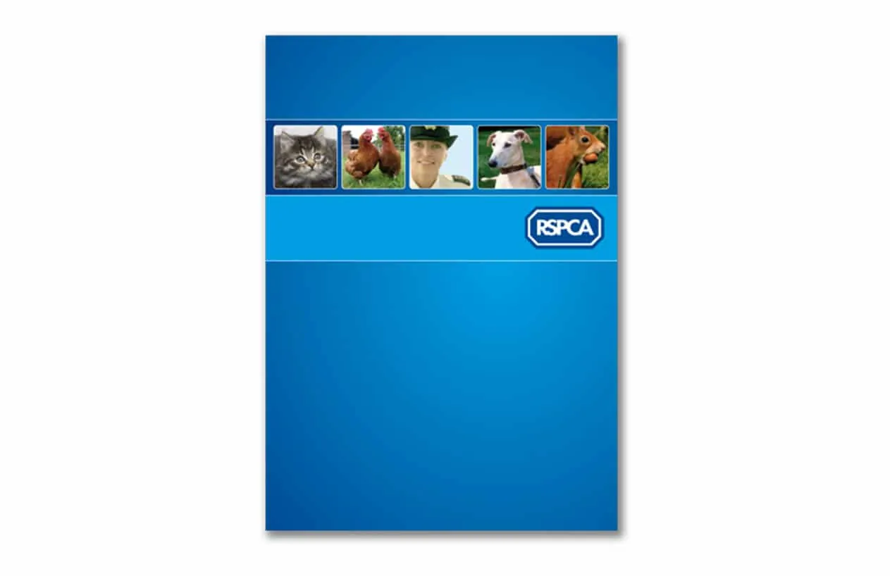 RSPCA folder design