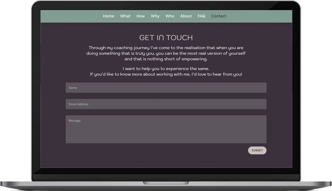 Hayley Mascall coaching web design contact