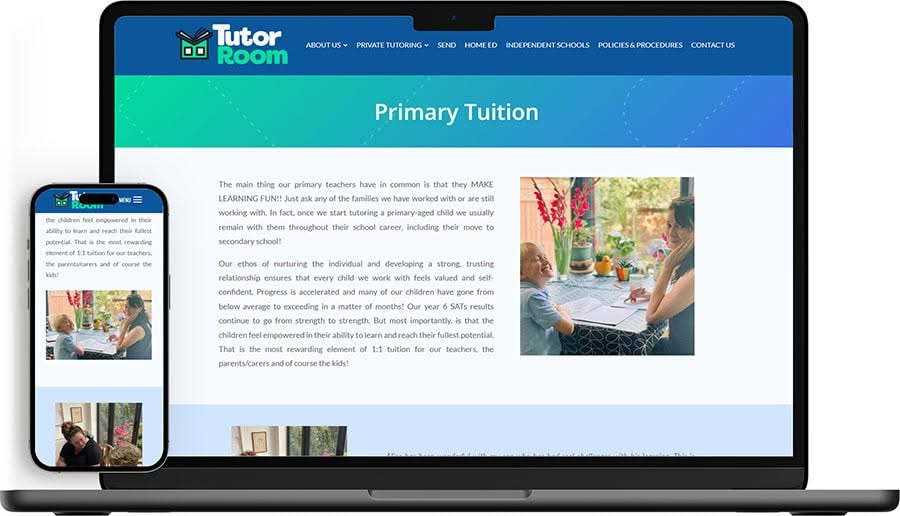 Tutor Room Hove Web Design Tuition